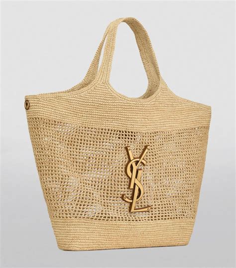 ysl sac de jour raffia|saint laurent raffia tote.